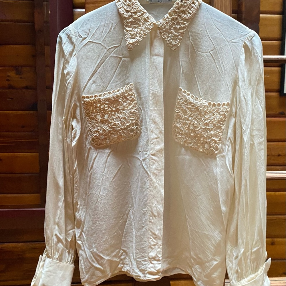 Vintage Valentino silk blouse